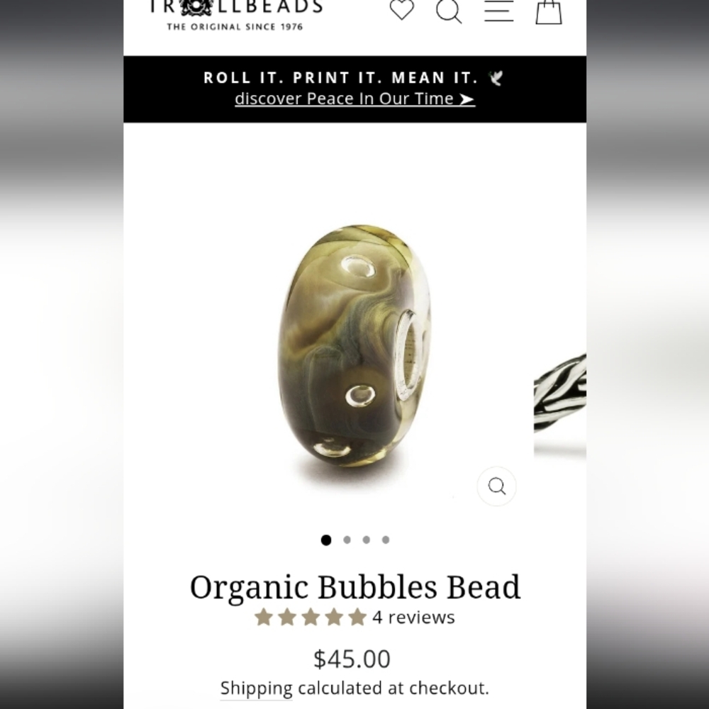 Trollbeads Organic Bubbles Bead